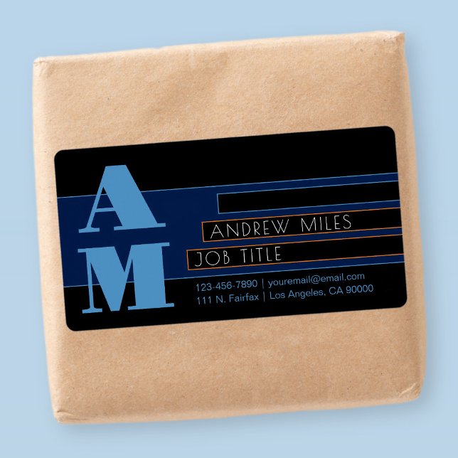 Retro-modern Monogram & Editable Shapes & Colours (Creator Uploaded)