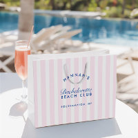 Retro Modern Pink & Navy Bachelorette