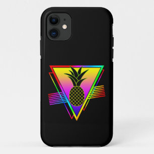 Retro Modern Silhouette Pineapple Summer Fruit Case-Mate iPhone Case