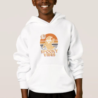 Retro Modern Spooky Vibes Halloween Hoodie