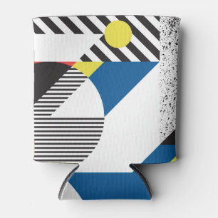 Retro Modern Style Background Design Can Cooler