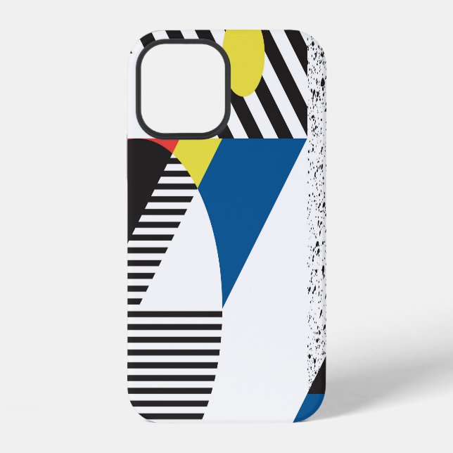 Retro Modern Style Background Design iPhone Case (Back)