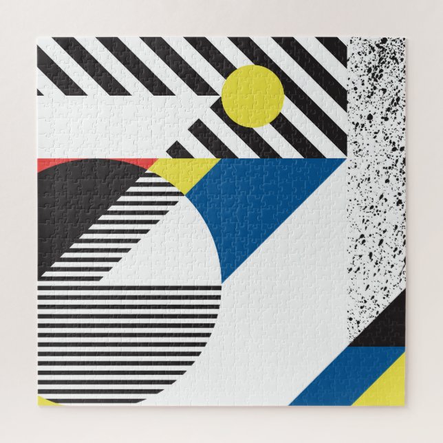 Retro Modern Style Background Design Jigsaw Puzzle (Vertical)