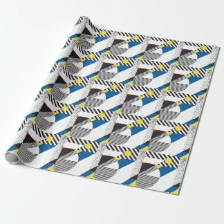 Retro Modern Style Background Design Wrapping Paper