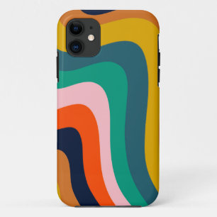 Retro modern swirl background Case-Mate iPhone case