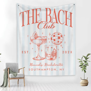 Retro Modern The Bach Club Bachelorette Weekend Tapestry