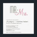 Retro Modern Wedding Invitation<br><div class="desc">Mid-century modern wedding invitation.</div>