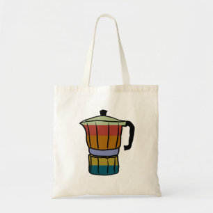Retro Moka Pot Tote Bag