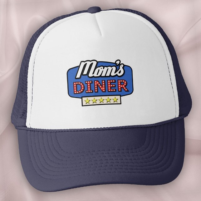 Retro Moms Diner 1950s Americana Trucker Hat (Creator Uploaded)