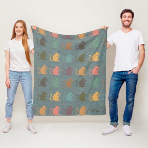 Retro Monkey Gift Blanket Vintage Monkey Lover