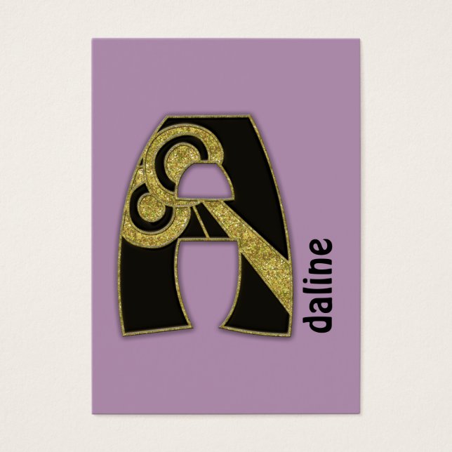 retro monogram - A (Front)