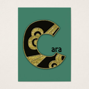 retro monogram - C