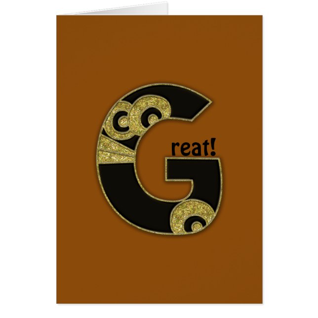 retro monogram - G (Front)