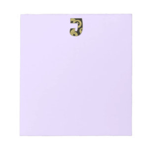 retro monogram - J Notepad