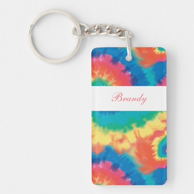 Retro Monogram Keychains (Front)