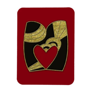 retro monogram - M Magnet