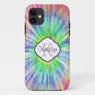 Retro Monogram Tie Dye iPhone 5 Case