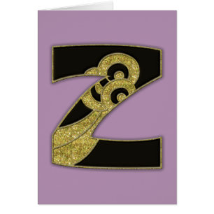 retro monogram - Z