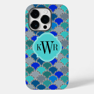 Retro Monogrom Scales Case-Mate iPhone 14 Pro Case
