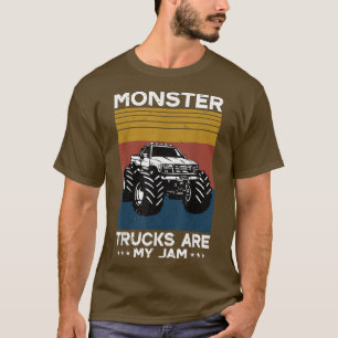 Retro Monster Truck Vintage Monster Trucks Are My T-Shirt