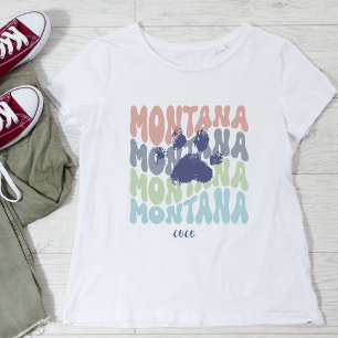 Retro Montana Dog Mom T-Shirt