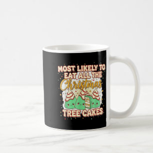 Retro Most Likely To Eat All The Christmas Tree Ca Coffee Mug
