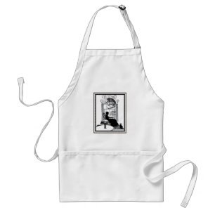 Retro Mother Silhouette Standard Apron