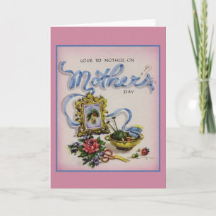 Retro Mother's Day Greeting Card