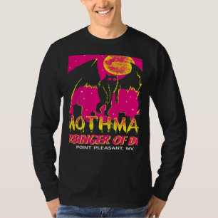 Retro Mothman Harbinger of Doom Legends Cryptid Cr T-Shirt