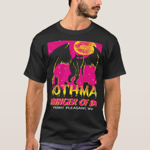 Retro Mothman Harbinger of Doom Legends Cryptid Cr T-Shirt