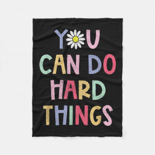 Retro Motivational School Teacher Quote Men Women  Fleece Blanket