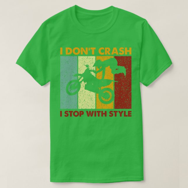 Retro Motocross T-Shirt (Design Front)