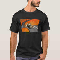 retro motorcycle Isle of Man TT poster