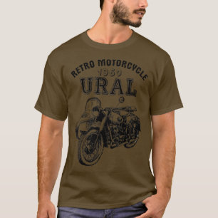 Retro Motorcycle Ural Vintage Sidecar Motorbike T-Shirt