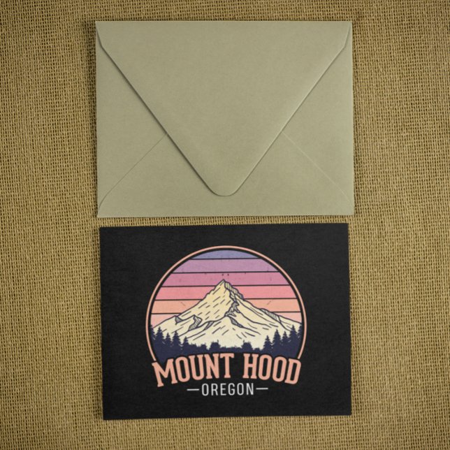 Retro Mount Hood Oregon – Nature & Adventure  Postcard (Retro Mount Hood Oregon – Nature & Adventure Postcard)