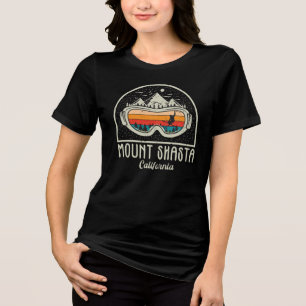 Retro Mount Shasta Ski Tri-Blend Shirt