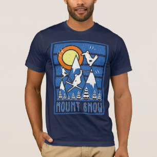 Retro Mount Snow Ski T-Shirt