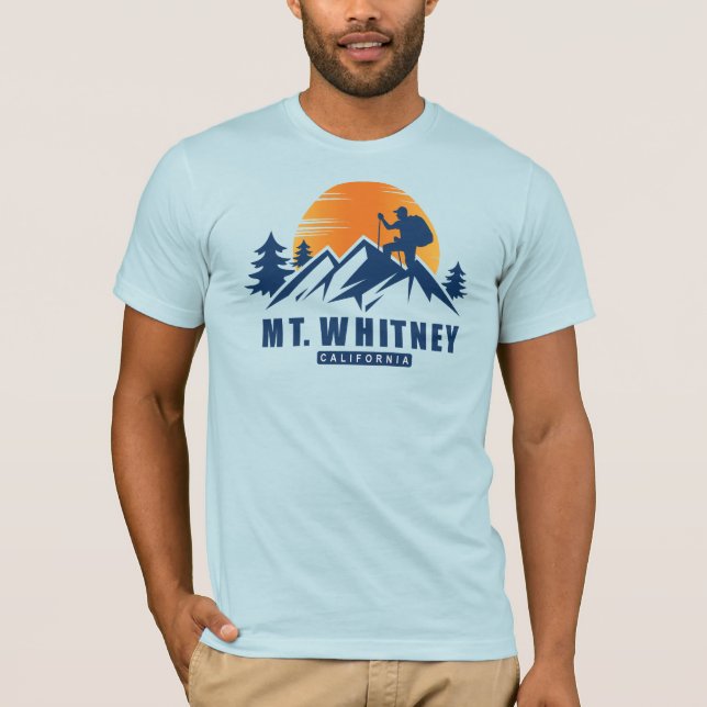 Retro Mount Whitney Hike T-Shirt (Front)