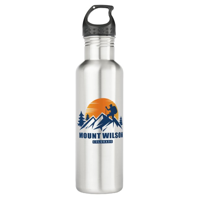 Retro Mount Wilson Hike T-Shirt 710 Ml Water Bottle (Front)