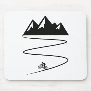 Retro Mountain Biking Retro Biker Graphic Men Wome Mouse Pad