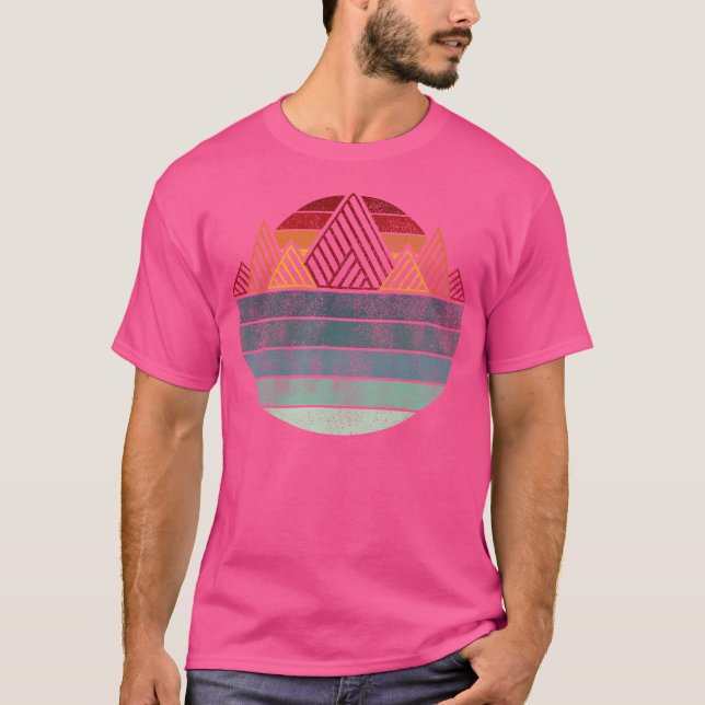 Retro Mountain Outdoors - Hiking Camping Rock Clim T-Shirt (Front)