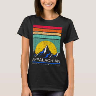 Retro mountain silhouette appalachian trail T-Shirt