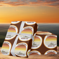 Retro Mountain Sunset Custom Party