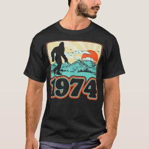 Retro Mountains 50th Birthday 1974 Fifty T-Shirt