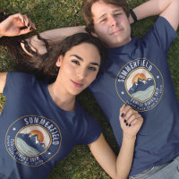 Retro Mountains Family Hiking Matching Dad 