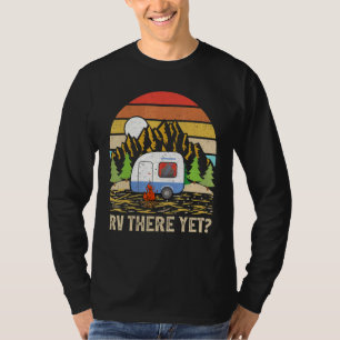 Retro Mountains RV Van I Hate Pulling Out Vintage T-Shirt