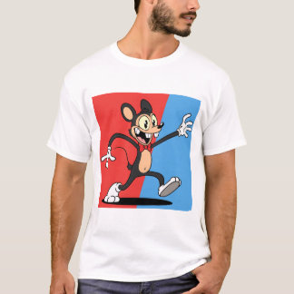 Retro Mouse: A Cheerful Leap into Animation's Past T-Shirt