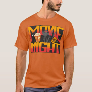 Retro Movie Night Vintage Cinema Eperienceee T-Shirt