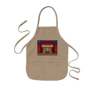 Retro Movie Theatre Kid's Apron