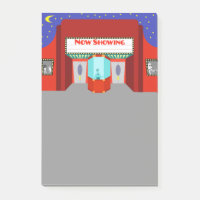 Retro Movie Theatre Post-It Notes